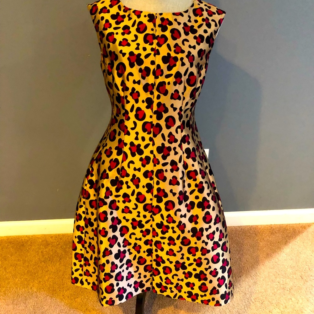 Size 8 leopard print a line dress from Anne  Klein